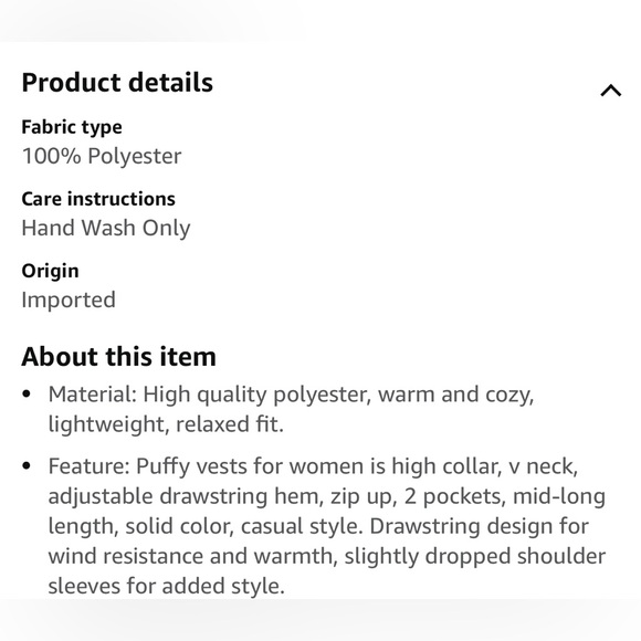 NWT BLACK SNAP UP PUFFER VEST JACKET-S - Picture 14 of 16